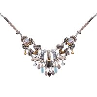 Necklace Ayala Bar Woman Shivering Moonlight in Metal Alloy Cristallo C3586